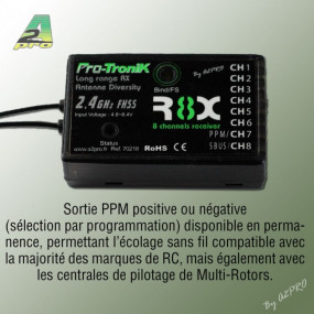 Récepteur R8X Pro-Tronik