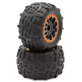 Roues complètes orange...