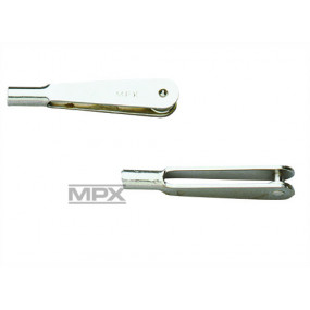 Chapes acier nikelé M2,5...