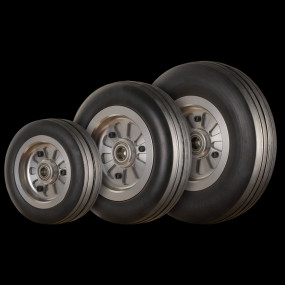 Paire Roues + freins 65 mm...
